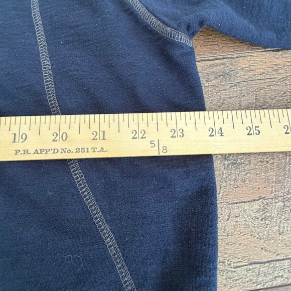 ALO Yoga Zip Up Hoodie Sweatshirt Blue Organic Women's XXL - Picture 7 of 11